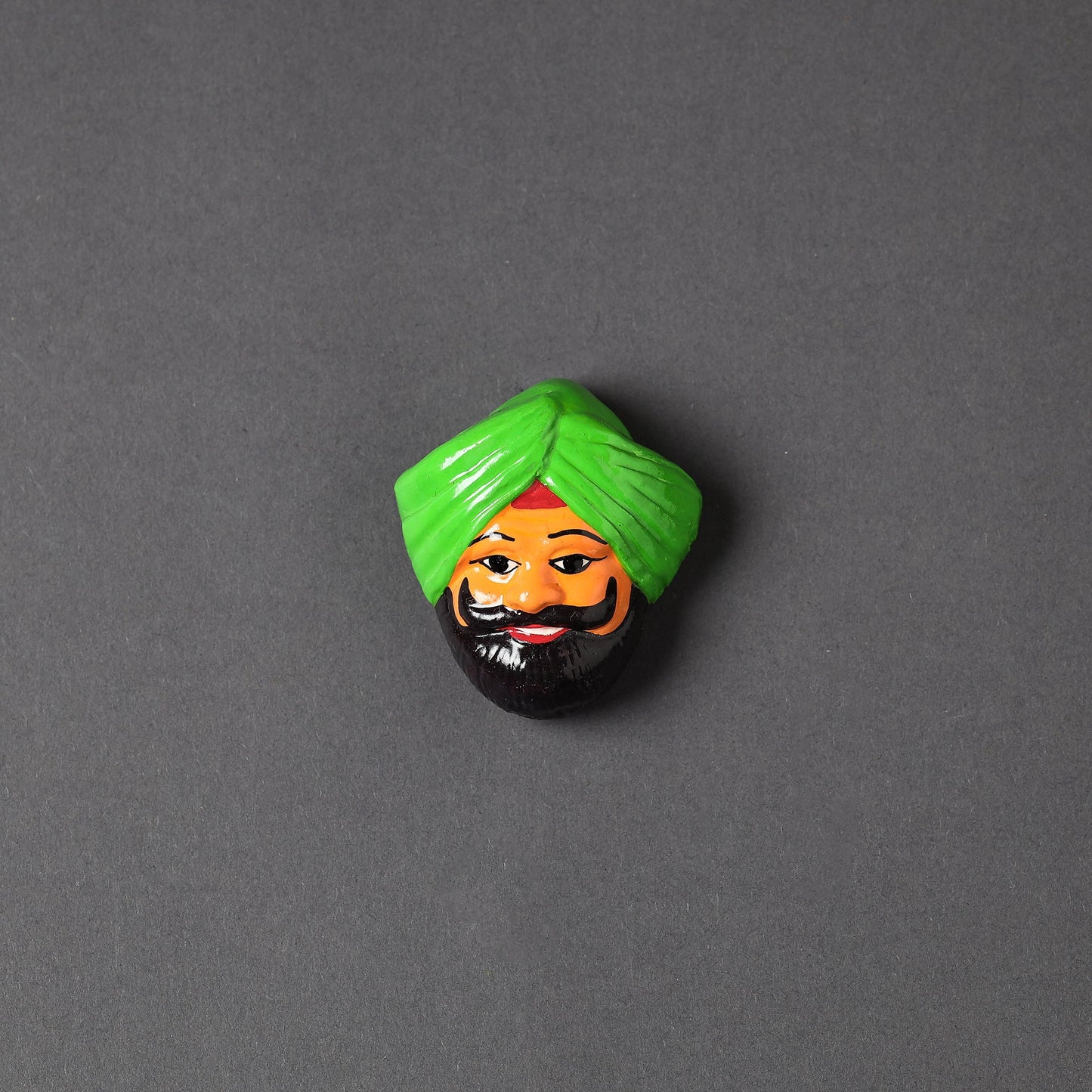  Handpainted Terracotta Face Magnet Online in India  