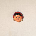  Handpainted Terracotta Face Magnet of India Set Online in India  