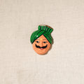  Handpainted Terracotta Face Magnet of India Set Online in India  