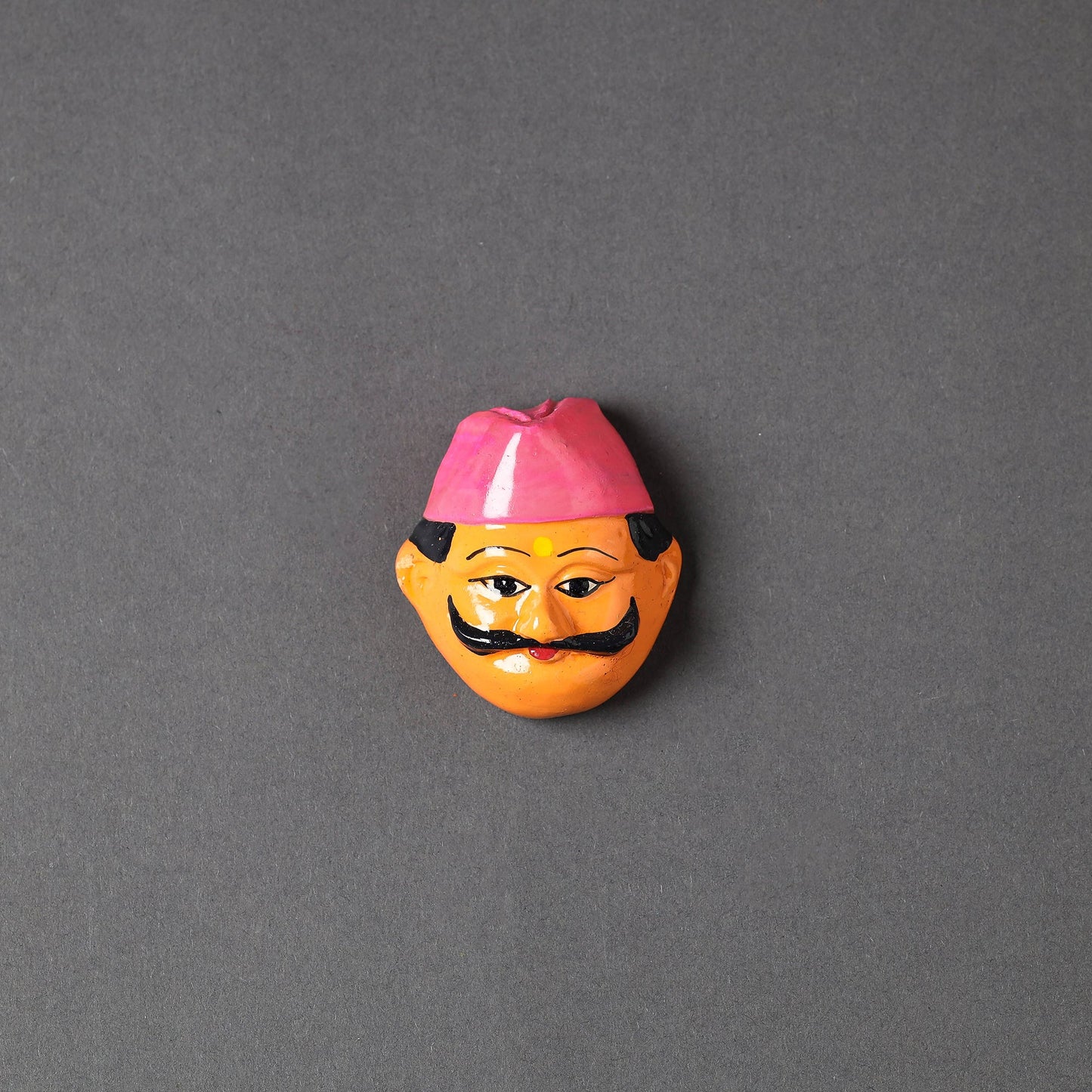  Handpainted Terracotta Face Magnet Online in India  