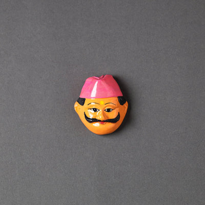  Handpainted Terracotta Face Magnet Online in India  
