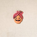  Handpainted Terracotta Face Magnet of India Set Online in India  