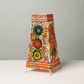  Handpainted Tholu Bommalata Leather Table Lamp (Big) 