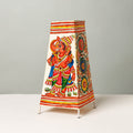  Handpainted Tholu Bommalata Leather Table Lamp (Big) 