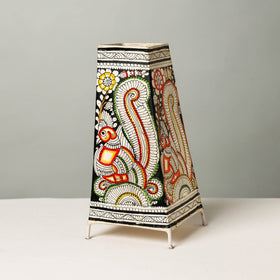  Handpainted Tholu Bommalata Leather Table Lamp (Big) 