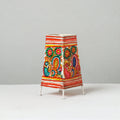 Handpainted Tholu Bommalata Leather Table Lamp