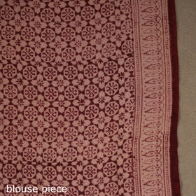 Handwoven merino wool natural dyed hand bagh saree 08