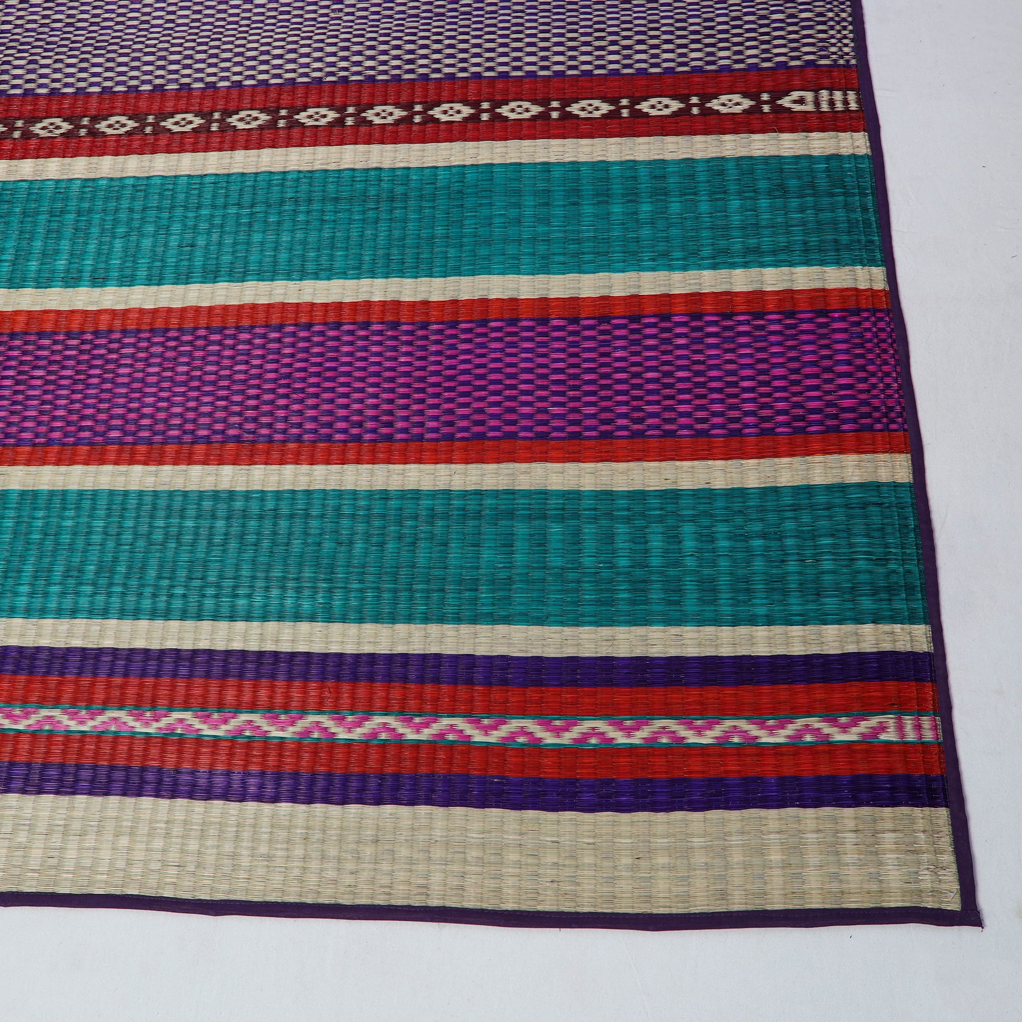  Handwoven Pattamadai Korai Grass Floor Mat 