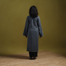 Handwoven sozni hand embroidered kashmiri merino wool