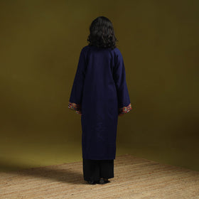 Handwoven sozni hand embroidered kashmiri merino wool