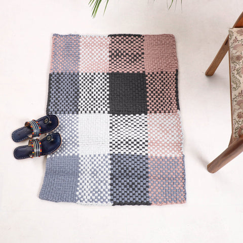  Handwoven Upcycled Cotton Carpet / Rug 