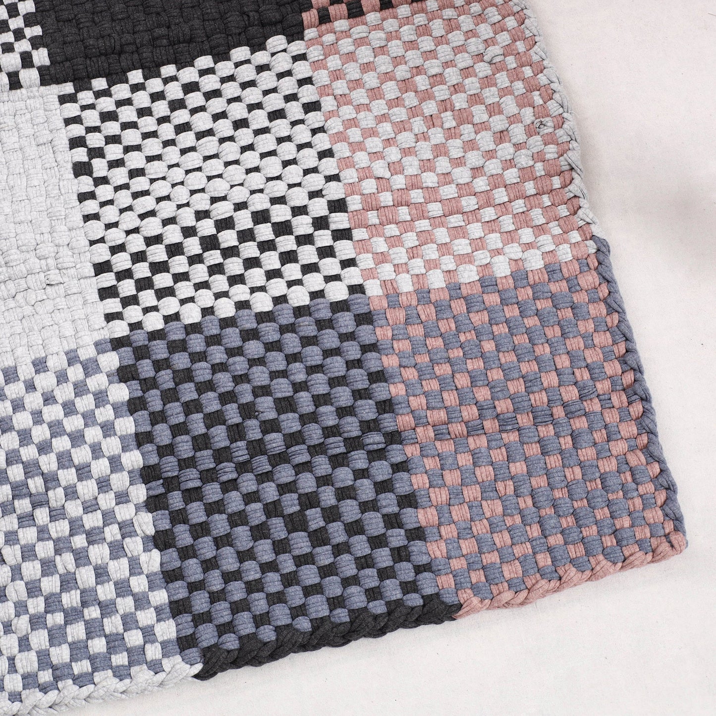  Handwoven Upcycled Cotton Carpet / Rug 