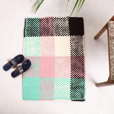  Handwoven Upcycled Cotton Carpet / Rug 