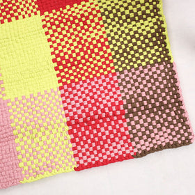  Multicolor Handwoven Upcycled Cotton Carpet / Rug 