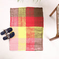  Multicolor Handwoven Upcycled Cotton Carpet / Rug 