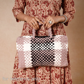  Handwoven Upcycled Cotton Laptop Bag 