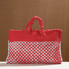  Handwoven Upcycled Cotton Laptop Bag 