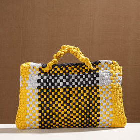  Handwoven Upcycled Cotton Laptop Bag 