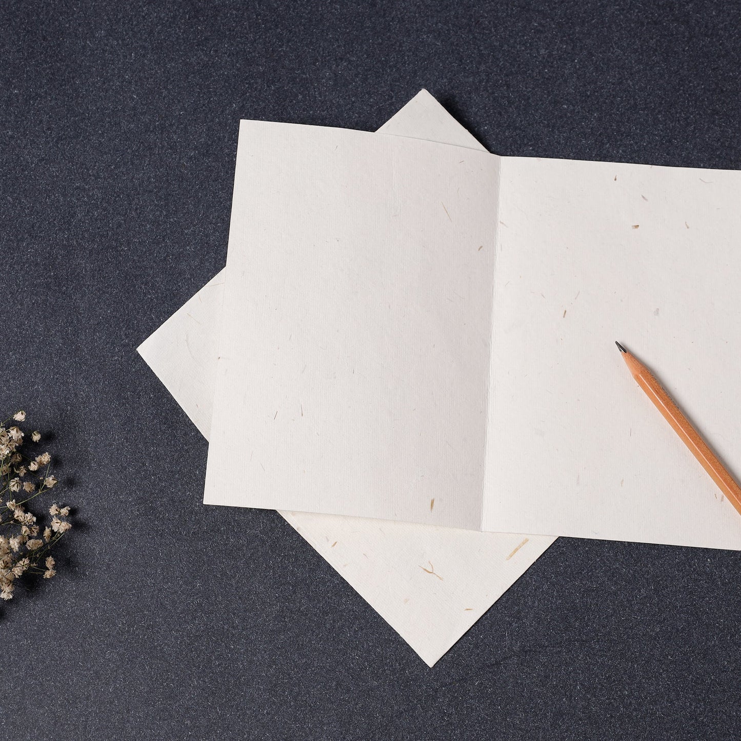 Happy Birthday - Flower Art Handmade Paper Greeting Card