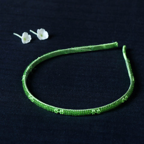  Hapur Flower Beadwork Hair Band by Aagaz 