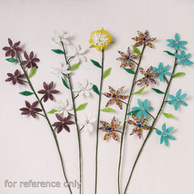  Hapur Flower Beadwork Stick by Aagaz 