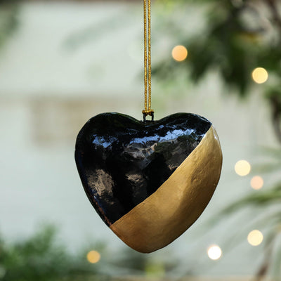  Christmas Ball - Handmade Papier Mache Christmas Ornament 