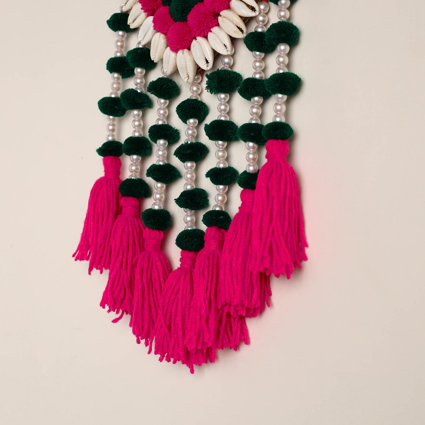  Ganesha- Handmade Wool Wall Hanging 
