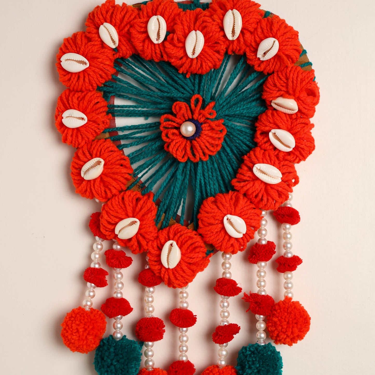  Ganesha- Handmade Wool Wall Hanging 