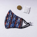  Herb Pocket Bagru Block Printed Cotton 3 Layer Snug Fit Face Cover 