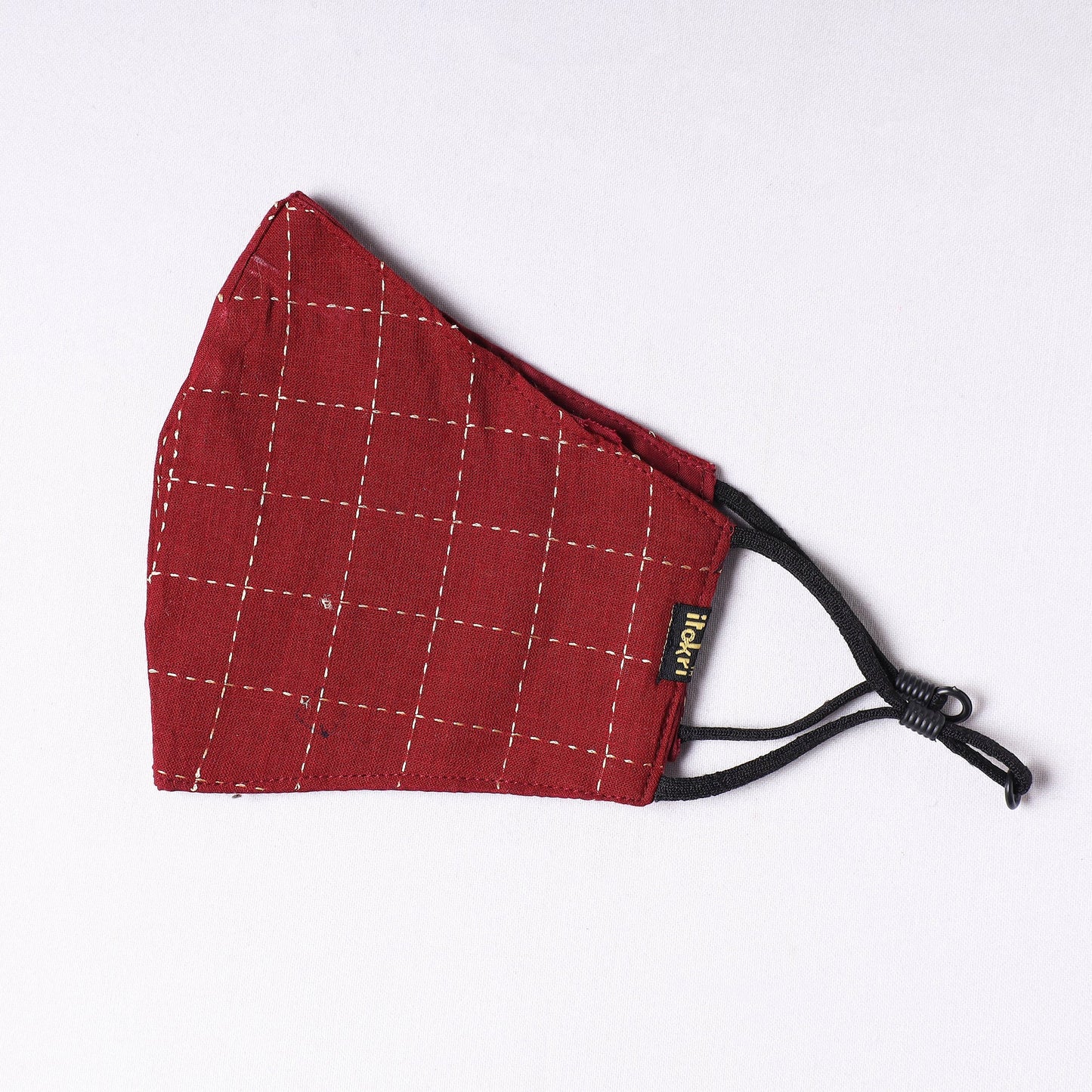  Herb Pocket Jacquard Cotton 3 Layer Snug Fit Face Cover 