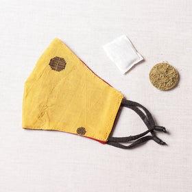  Herb Pocket Jacquard Cotton 3 Layer Snug Fit Face Cover 