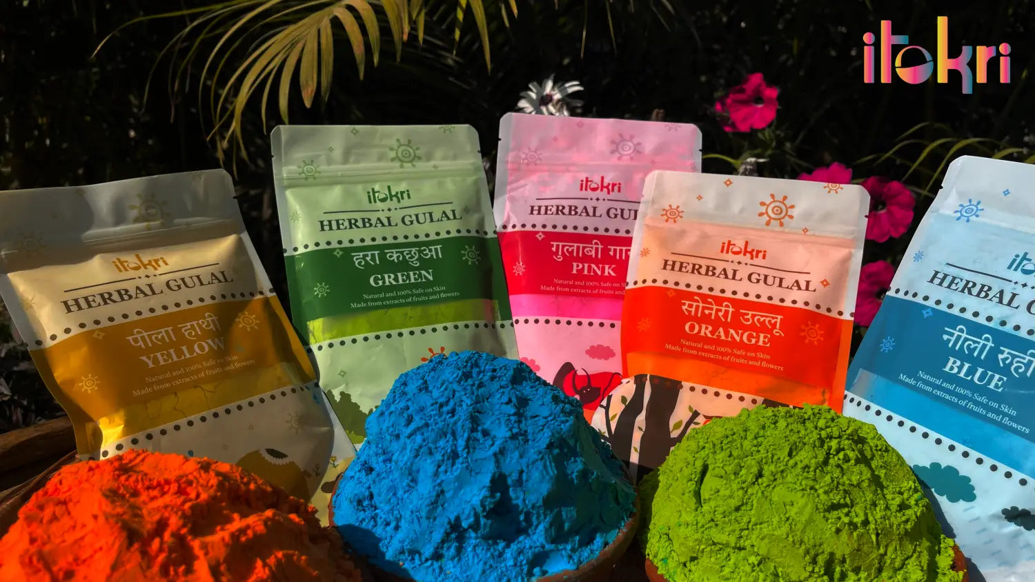 organic holi colours