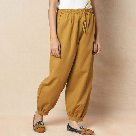 Buy Flex Cotton Plain Elasticated Pant Online l iTokri.com