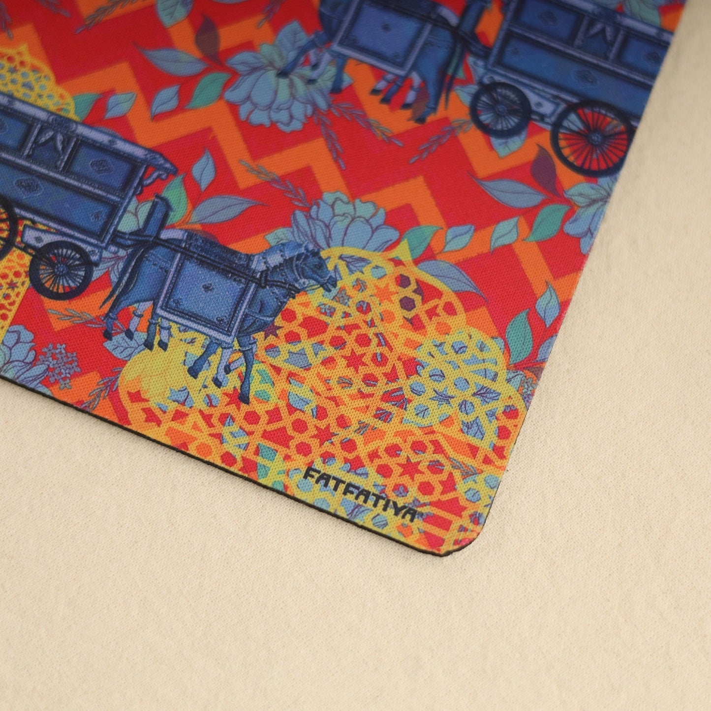 Horse Cart Design Cool Mouse Pad