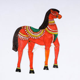  Tholu Bommalata Leather Puppet Wall Hanging l iTokri.com 