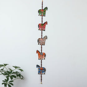  Tholu Bommalata Leather Puppet Wall Hanging l iTokri.com 