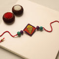 Ice Cream - Hand Embroidery Bead Work Rakhi