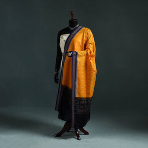 Ikat handloom cotton sambalpuri dupatta 14 - handcrafted
