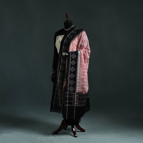 Ikat handloom cotton sambalpuri dupatta 19 - handcrafted