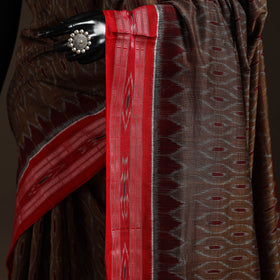 Ikat handloom cotton sambalpuri saree 07 - handcrafted