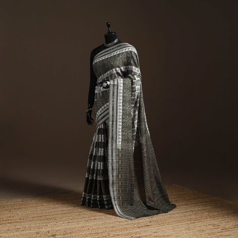 Ikat handloom cotton sambalpuri saree 20 - handcrafted