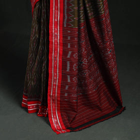 Ikat handloom cotton sambalpuri saree 30 - handcrafted