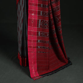 Ikat handloom cotton sambalpuri saree 50 - handcrafted