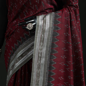 Ikat handloom cotton sambalpuri saree 64 - handcrafted