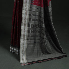 Ikat handloom cotton sambalpuri saree 64 - handcrafted