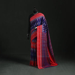 Ikat handloom cotton sambalpuri saree 66 - handcrafted