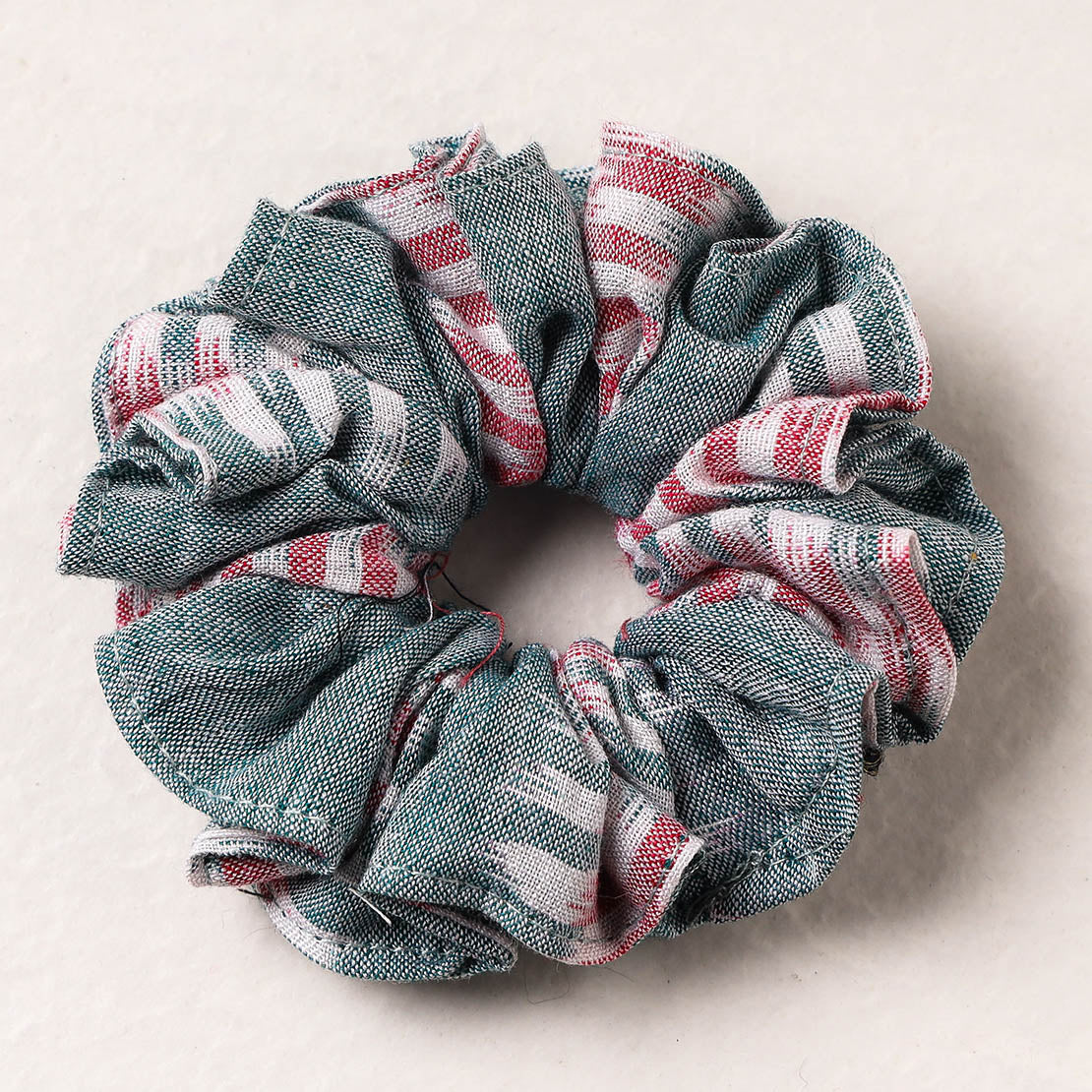  Ikat Weave Cotton Elastic Rubber Band/Scrunchie 