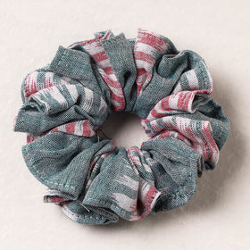  Ikat Weave Cotton Elastic Rubber Band/Scrunchie 