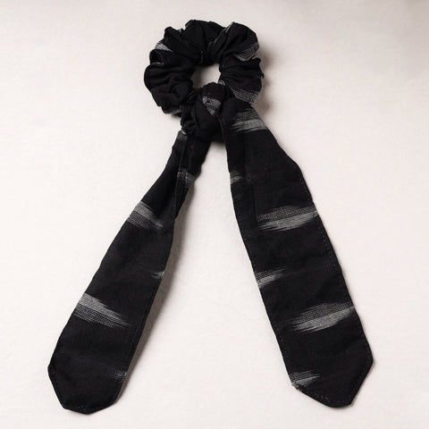   Ikat Weave Cotton Elastic Rubber Band/Scrunchie Tie 