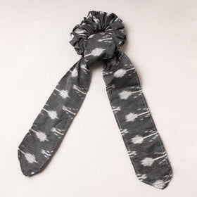  Ikat Weave Cotton Elastic Rubber Band/Scrunchie Tie 